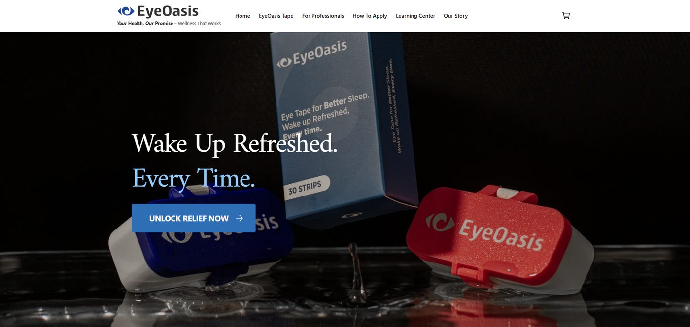 Rebuilt EyeOasis homepage